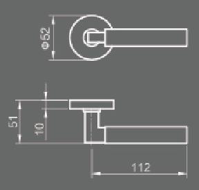 Zamak Lever Handle RX-5233PG