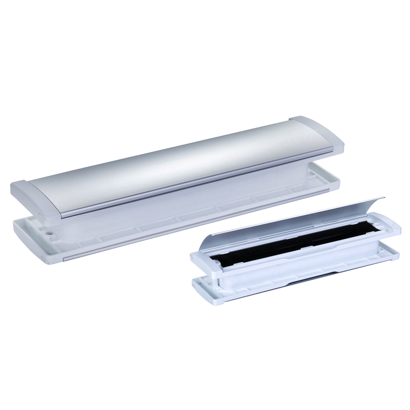 Patented new Aluminiu mail slot-stndard cover-oxidated silver